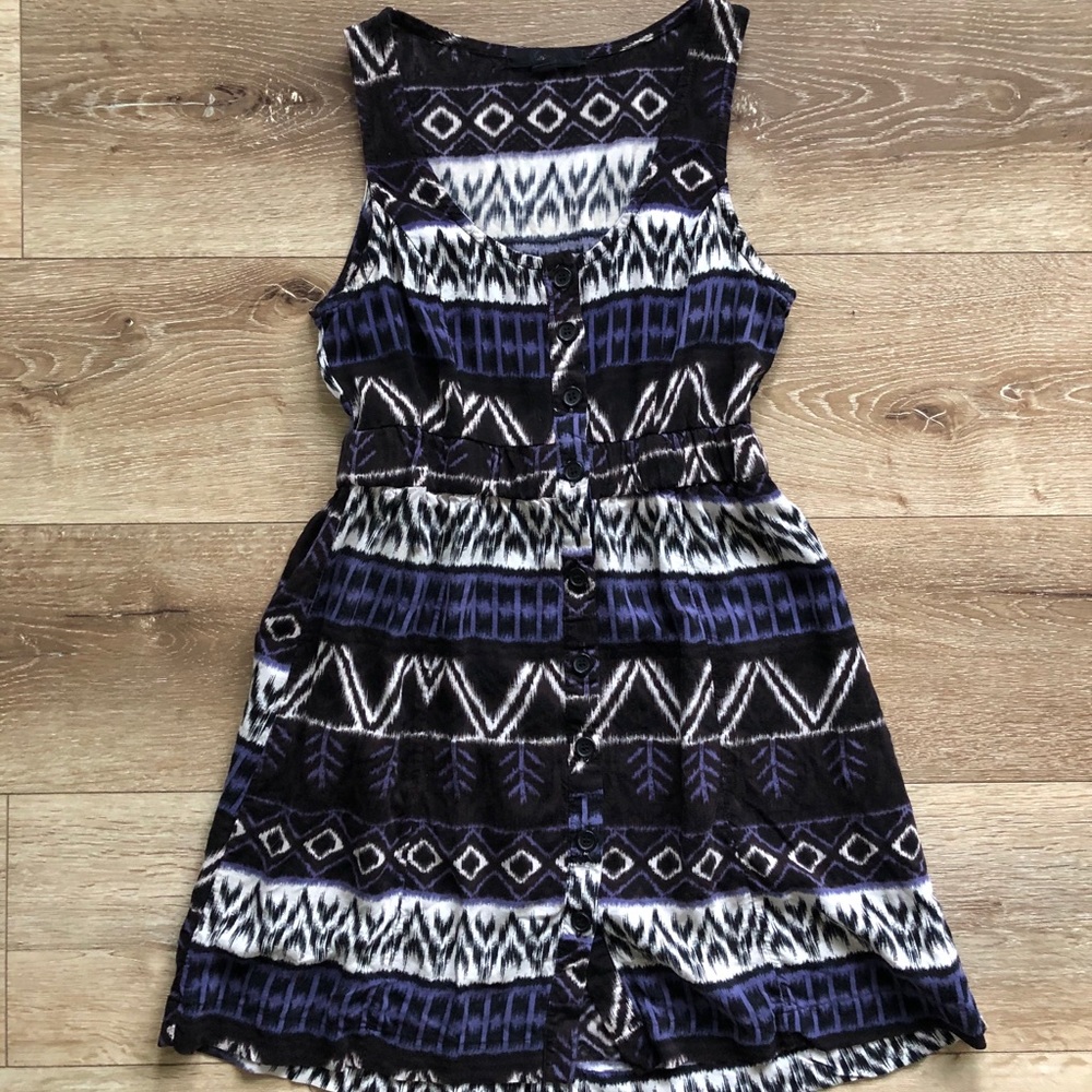 Printed Mini Dress